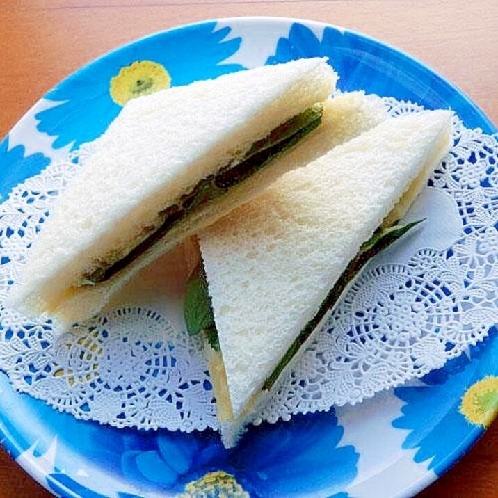 3分!?マロンペーストで❤爽やかサンドイッチ♪